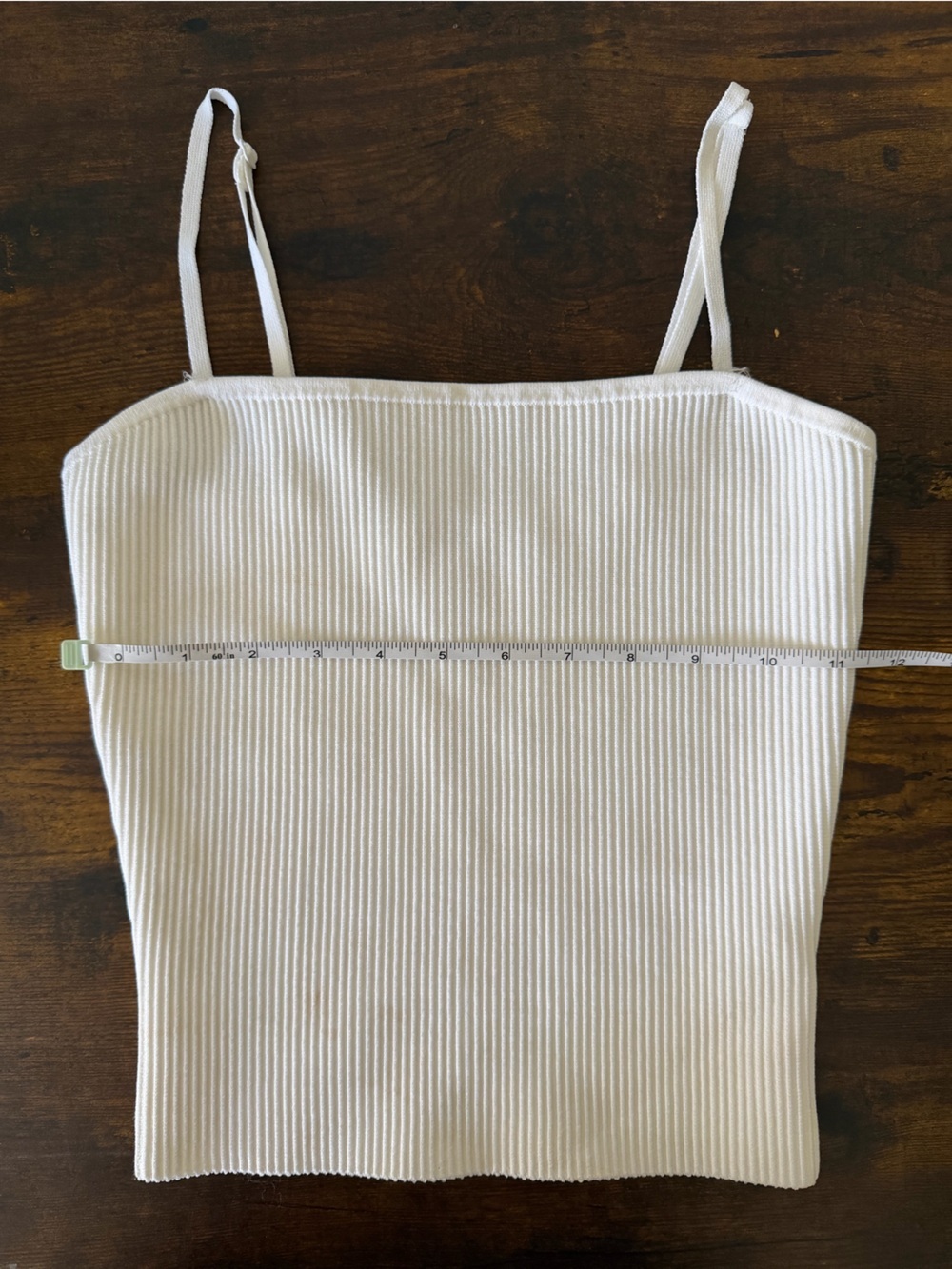 Babaton Sculpt Knit Ribbed Square Neck Tank Top Small - Picture 5 of 6
